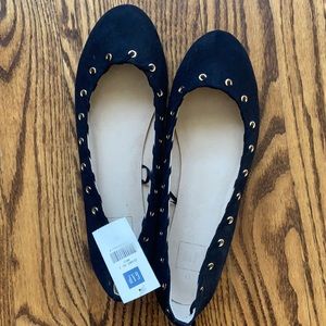 GAP Midnight Blue Flats with Lacing